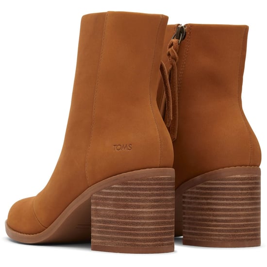 TOMS Evelyn Leder Frauen Tan Stiefel - Image 2