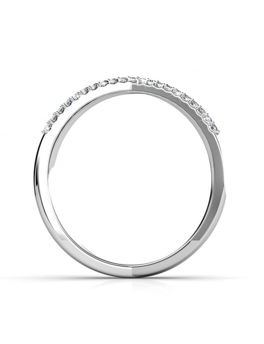 X Ring - Silber und Kristall - Image 4