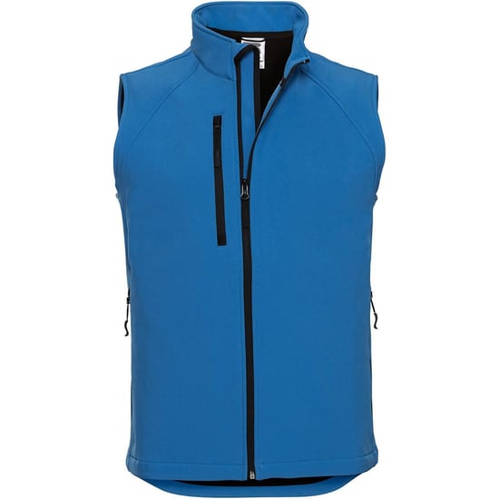 Russell Herren Soft-Shell-Weste, 3-lagig (Himmelblau) - Image 5