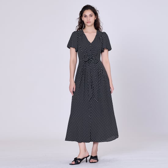 Ausgestelltes Hemdkleid mit Tupfen - Image 1