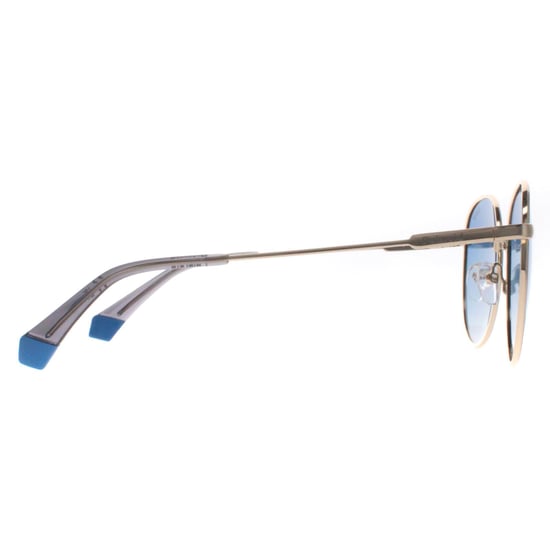 Polaroid Rund Unisex Gold Blau Blau Gradient Polarisiert PLD 6215/S/X - Image 4