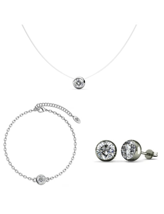 Mond-Set - Silber und Kristall - Image 1