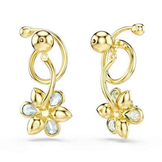 Swarovski 'Idyllia F Florere' Damen Goldbeschichtete Metall Tropfohrringe - Gold 5709025 - Image 4