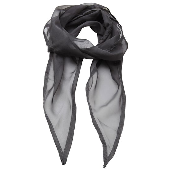 Premier - "Colours" Schal für Herren/Damen Unisex (Dunkelgrau) - Image 1