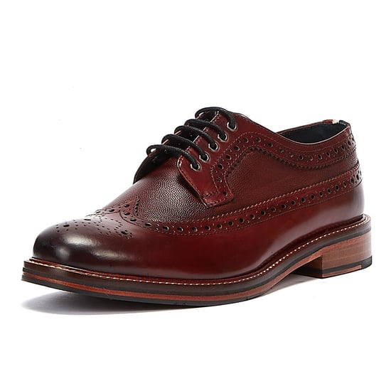 Ben Sherman Archie Brogue Herren Burgundy Schuhe - Image 3