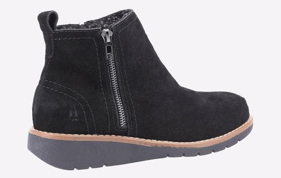 Hush Puppies Libby Damenstiefel Aus Schwarzem Wildleder - Image 3