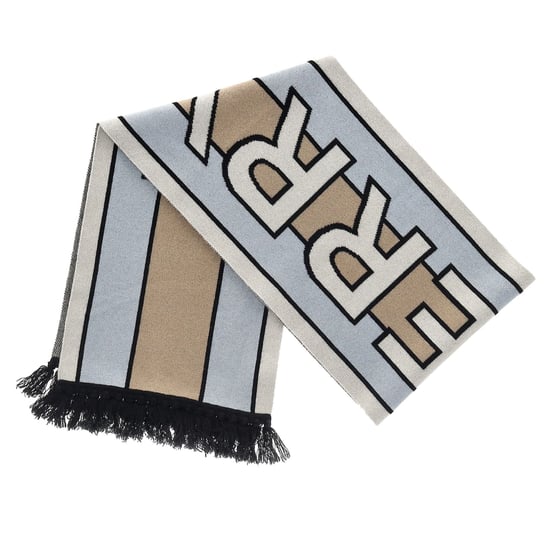 Burberry Intarsien-Logo-Schal aus mehrfarbiger Wolle - Image 1