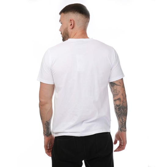 Herren One True Saxon Turf T-Shirt in Weiß - Image 3