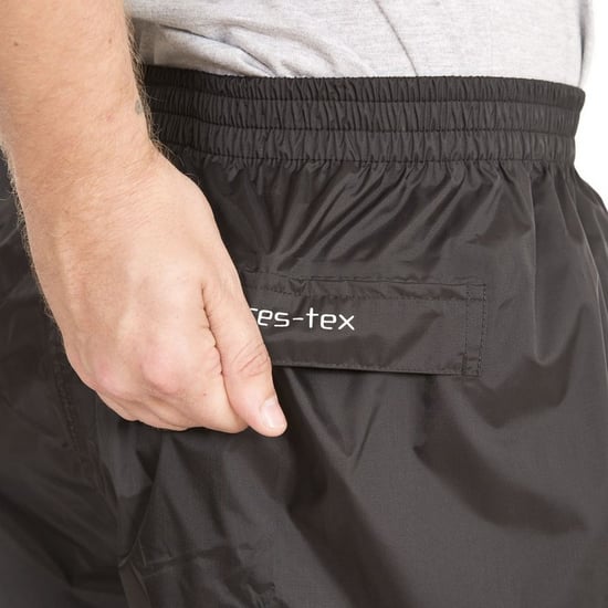 Trespass Womens/Ladies Qikpac TP75 Packaway Waterproof Trousers (Black)