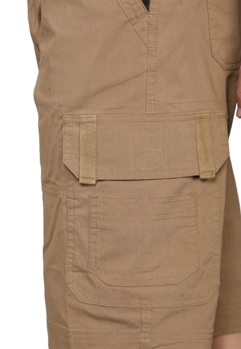 Schnell trocknende Cargo-Shorts für Herren mit mehreren Taschen in Khaki - Image 5