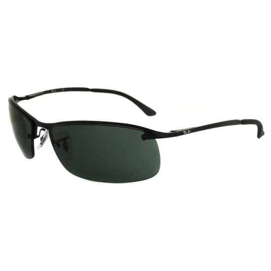 Ray-Ban Wrap Mens Matt Black Green Sunglasses RB3183