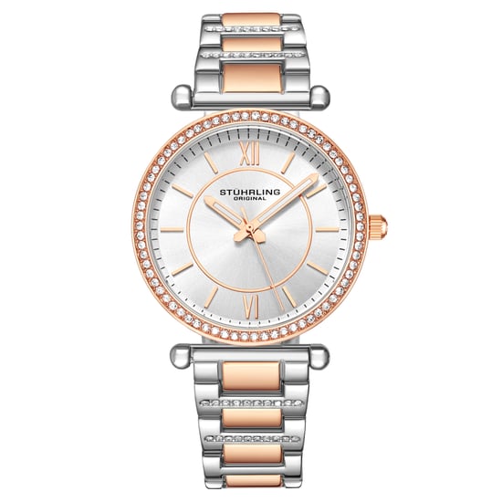 Rose Gold und Silber Aria Quartz 36mm - Image 1