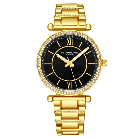 Schwarz und Gold Aria Quartz 36mm - Image 1