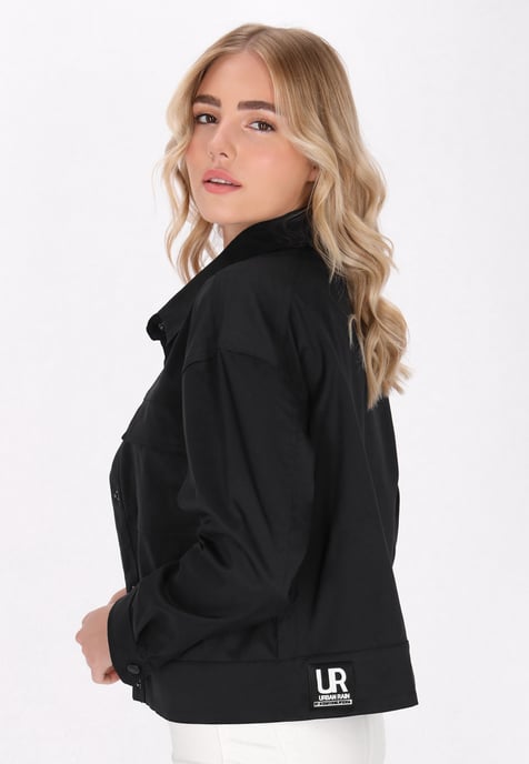 Schmuddelwedda Blouson Damen schwarz - Image 3
