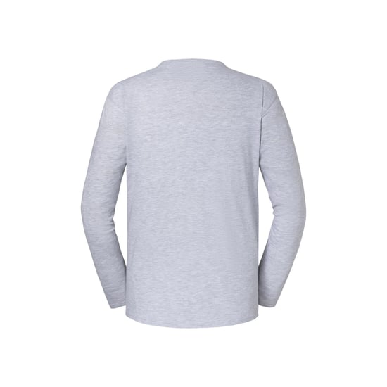 Fruit of the Loom - "Iconic 195 Premium" T-Shirt für Herren Langärmlig (Grau meliert) - Image 2