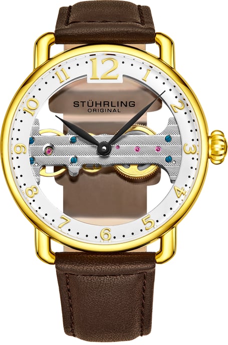 Braun und Gelbgold Brücke Quarz 42mm - Image 2