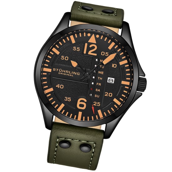 Khaki Grün Aviator Quarz 44mm - Image 2