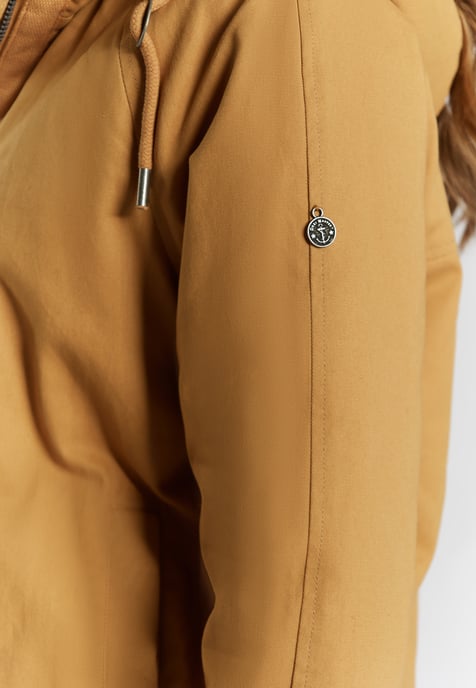 Dreimaster Winterparka Damen Kamel - Image 5