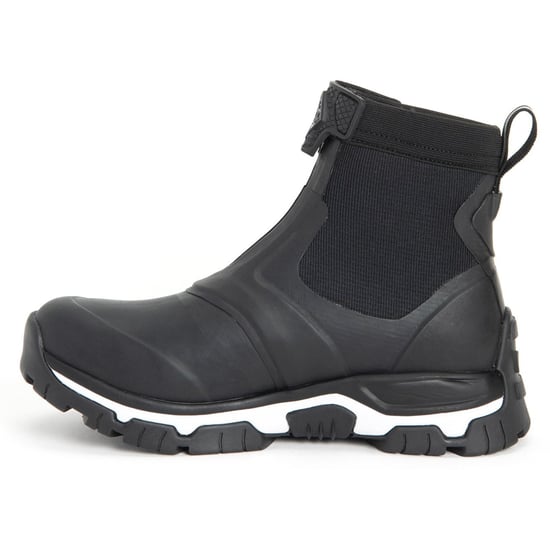 Muck Boots Apex Mid Zip Gummistiefel Schwarz/Weiß - Image 3