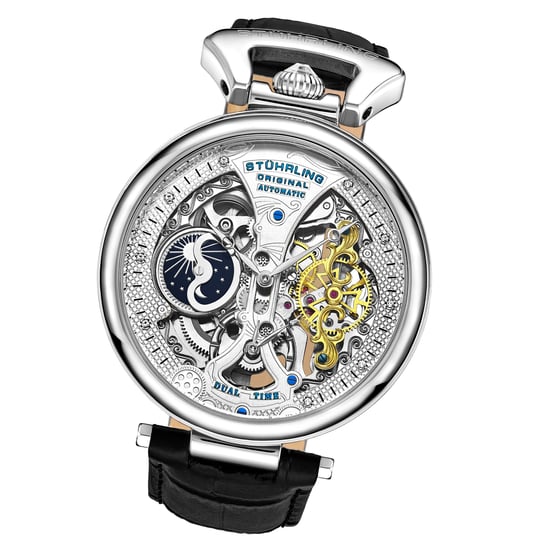 Silberne Emperor's Grand DT Automatik 46mm Skeleton - Image 2