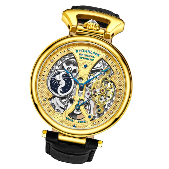 Gold Emperor’s Grand DT Automatic 46mm Skeleton