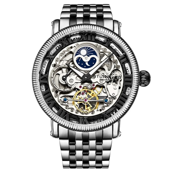 Schwarz und Silber Special Reserve Automatic 48mm Skeleton - Image 1