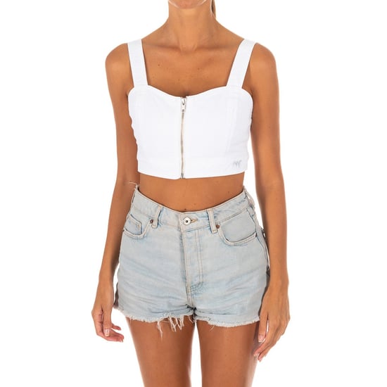 Women's Tank Top with Heart Neckline 10DMT0387
