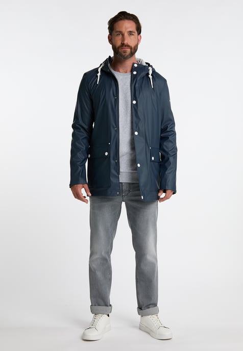 Dreimaster Regenjacke Herren Marine - Image 4