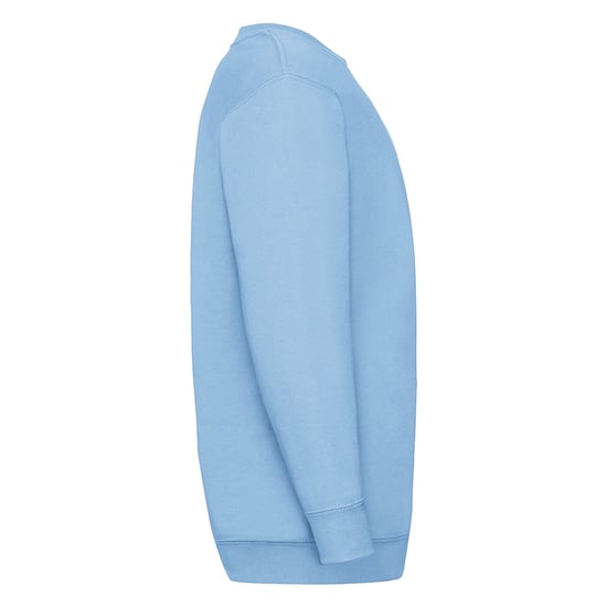 Fruit Of The Loom Kids Unisex Classic 80/20 Set-In Sweatshirt (Pack of 2) (Sky Blue)