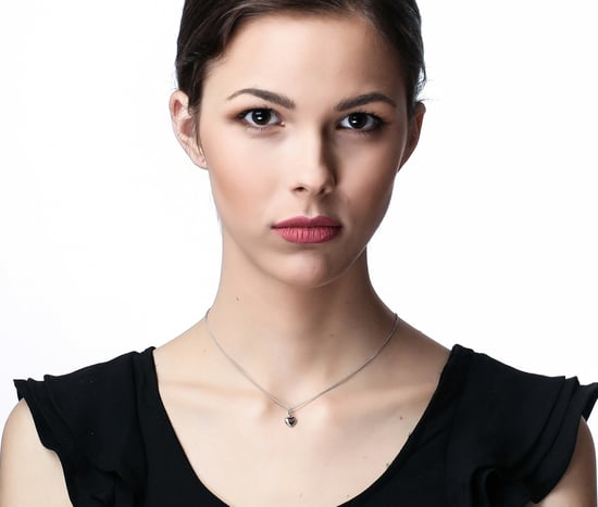 Orphelia Damen-Kette aus 925er Sterlingsilber mit Anhänger, Weiß, ZH-7017 - Image 3