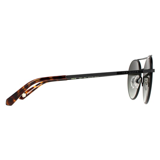 Ted Baker Round Unisex Black Grey TB1531 Warner Sunglasses