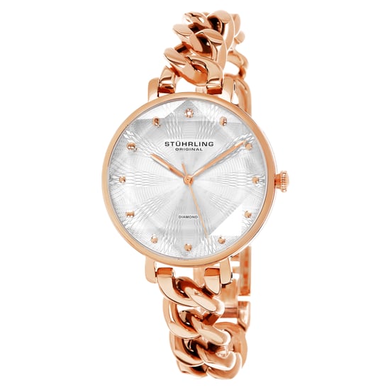 Rose Gold und Silber Vogue Quarz 38mm - Image 1