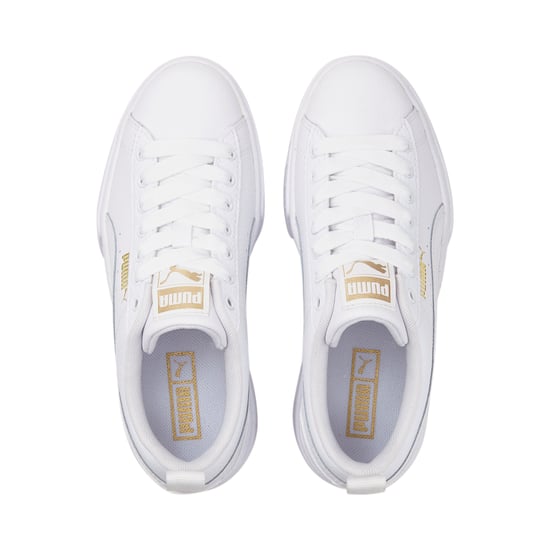 PUMA Kids Girls Mayze Leather Youth Trainers Sports Shoes