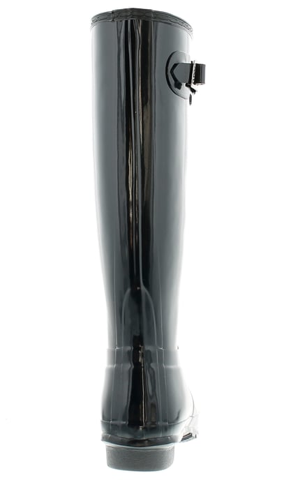 Hunter Original Tall Gloss Womens Damen Gummistiefel Wellington navy - Image 4