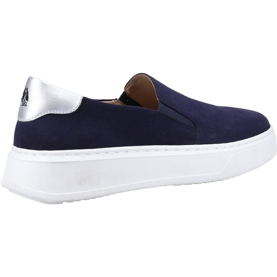 Hush Puppies Corinne Leder Damen Navy Turnschuhe - Image 2