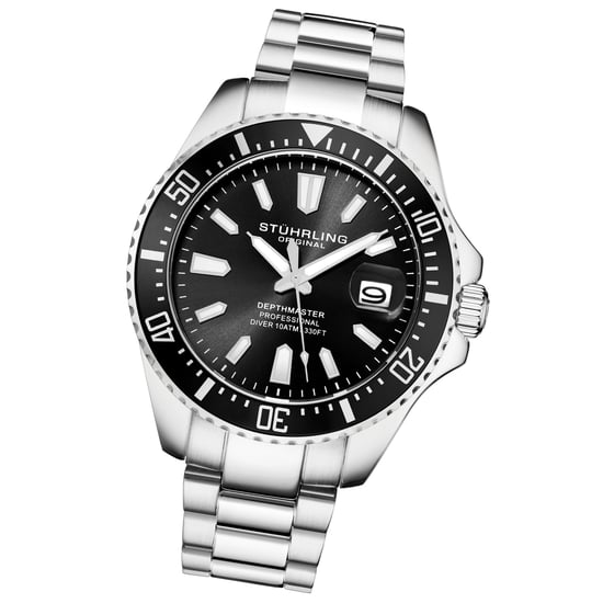 Silber und Schwarz Depthmaster Quartz 42mm - Image 2