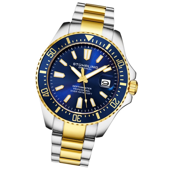 Blau und Gold Depthmaster Quartz 42mm - Image 2