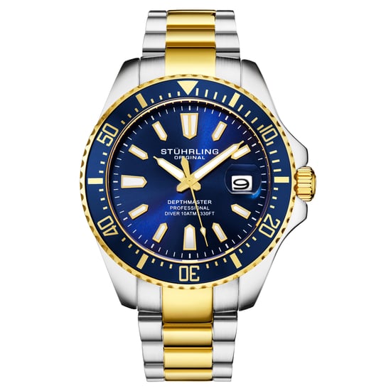 Blau und Gold Depthmaster Quartz 42mm - Image 1