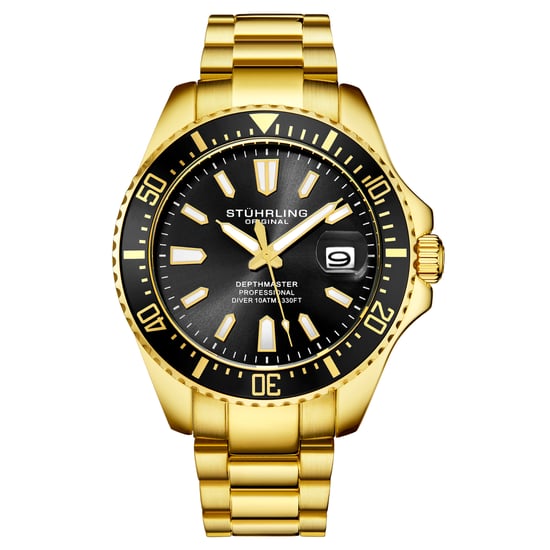 Gold und Schwarz Depthmaster Quartz 42mm - Image 1