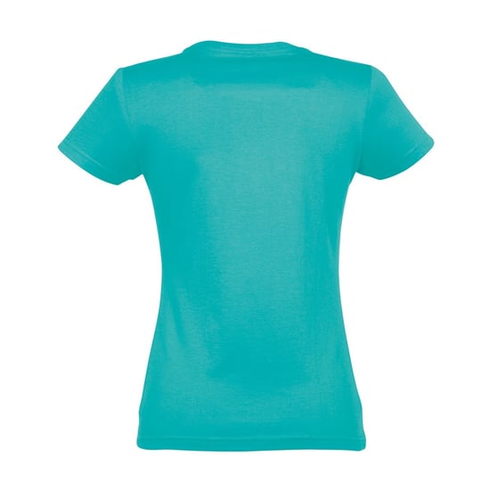 SOLS Womens/Ladies Imperial Heavy Short Sleeve T-Shirt (Karibikblau) - Image 2