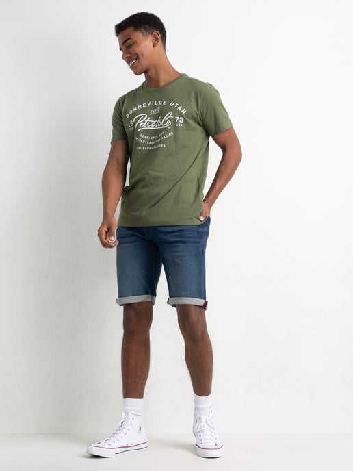 Petrol Industries - Jackson Denim Shorts Männer - Blau - Image 5