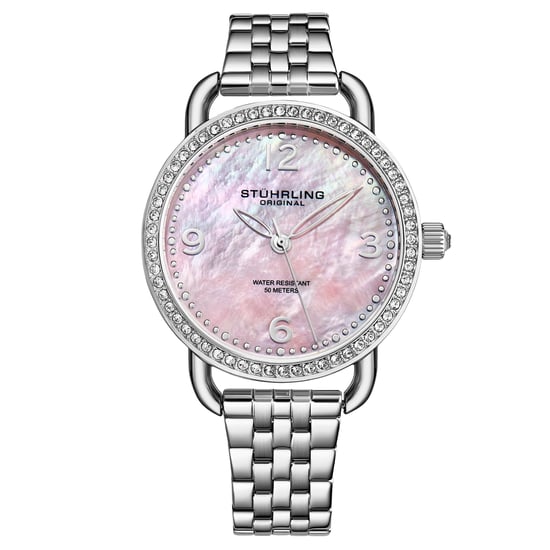 Silber und Rosa Symphony Quarz 38mm - Image 1