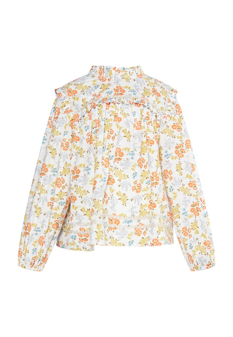 Dreimaster Bluse Mädchen (Kids) Orange Mehrfarbig - Image 1