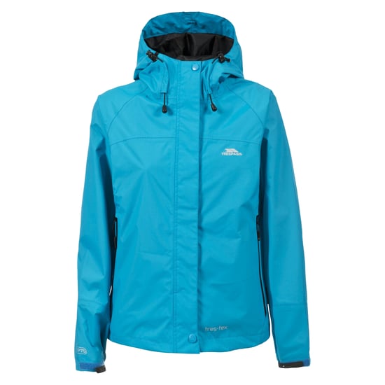 Trespass Miyake Damen Jacke mit Kapuze, wasserabweisend (Aquablau) - Image 1
