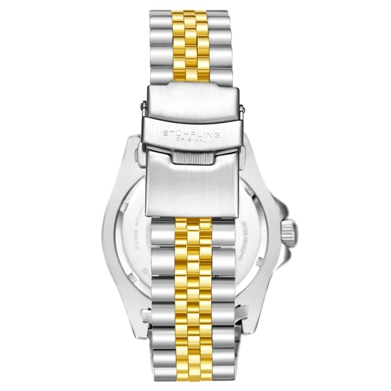 Schwarzer und gelber Meridian GMT Quarz 42mm - Image 3