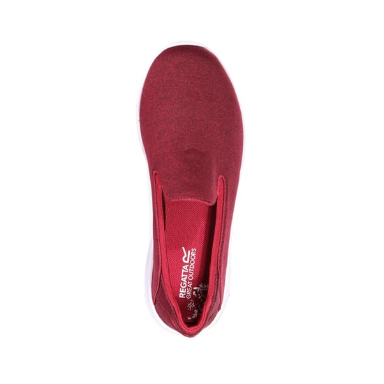 Regatta Damen Slip-On-Sneaker Lady Marine (Weinrot/Weiß) - Image 3