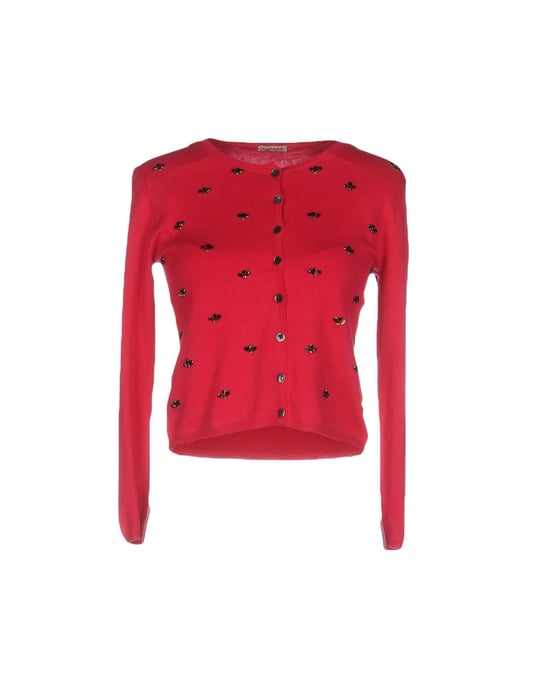 P.A.R.O.S.H. Fuchsia Silk Knit Cardigan