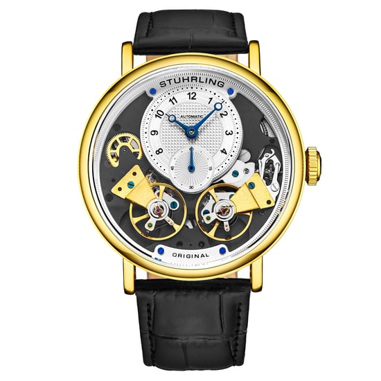 Gold und Schwarz Ares Automatik 43mm - Image 1
