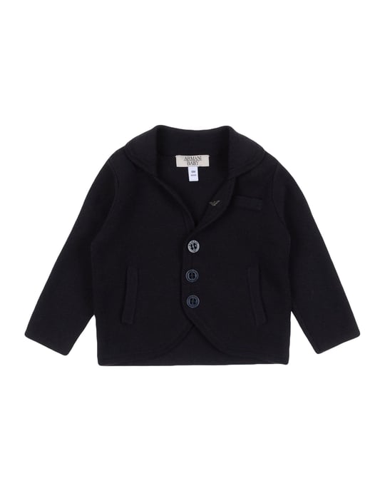 KNITWEAR Armani Junior Dark blue Boy Cotton