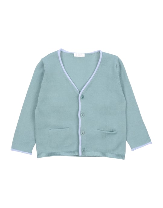 KNITWEAR Il Gufo Green Boy Cotton